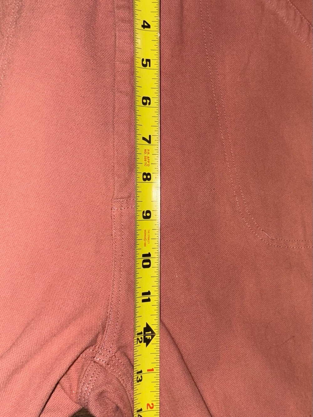 Mollusk California Fall Orange Painter Pants Raw Hem High Waisted Jeans Size L - Picture 10 of 12